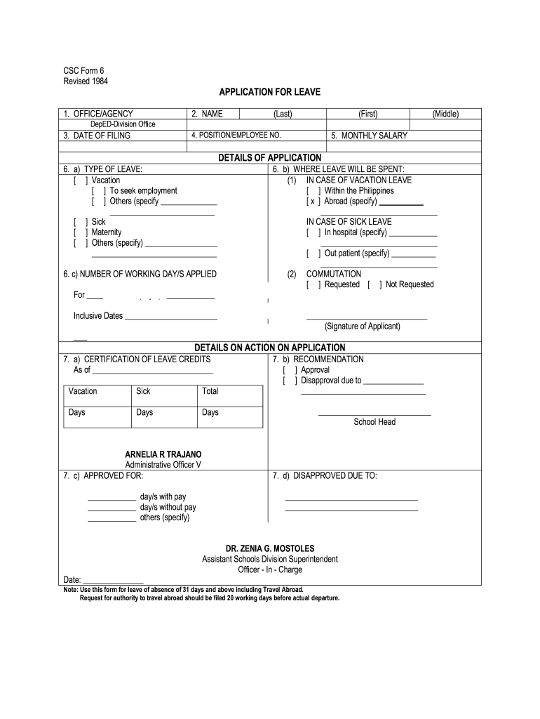 PH CSC Form 6 City Of Malolos 1984 2021 Fill And Sign Printable 