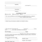 Statement Claim Draft Form Fill Out And Sign Printable PDF Template