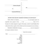 Summary Defendant Form Fill Out And Sign Printable PDF Template SignNow