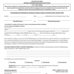 Texas Subpoena Fill Out Sign Online DocHub