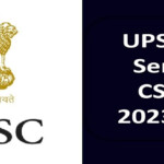 UPSC Civil Service Exam 2023 Application Form Notification