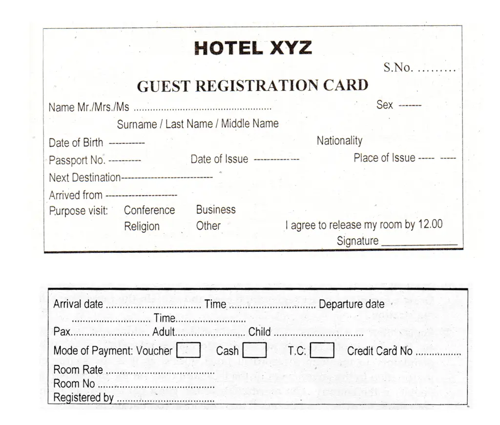 What Is GRC Full Form In Hotel Front Office HMHELP IHM Notes
