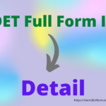 What Is The Full Form Of DET DET Full Form